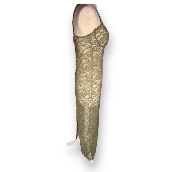 Beverly and‎ Beck Allover Lace Midi Dress Bohochic Fairy Core Dress Size Small - Picture 2 of 7